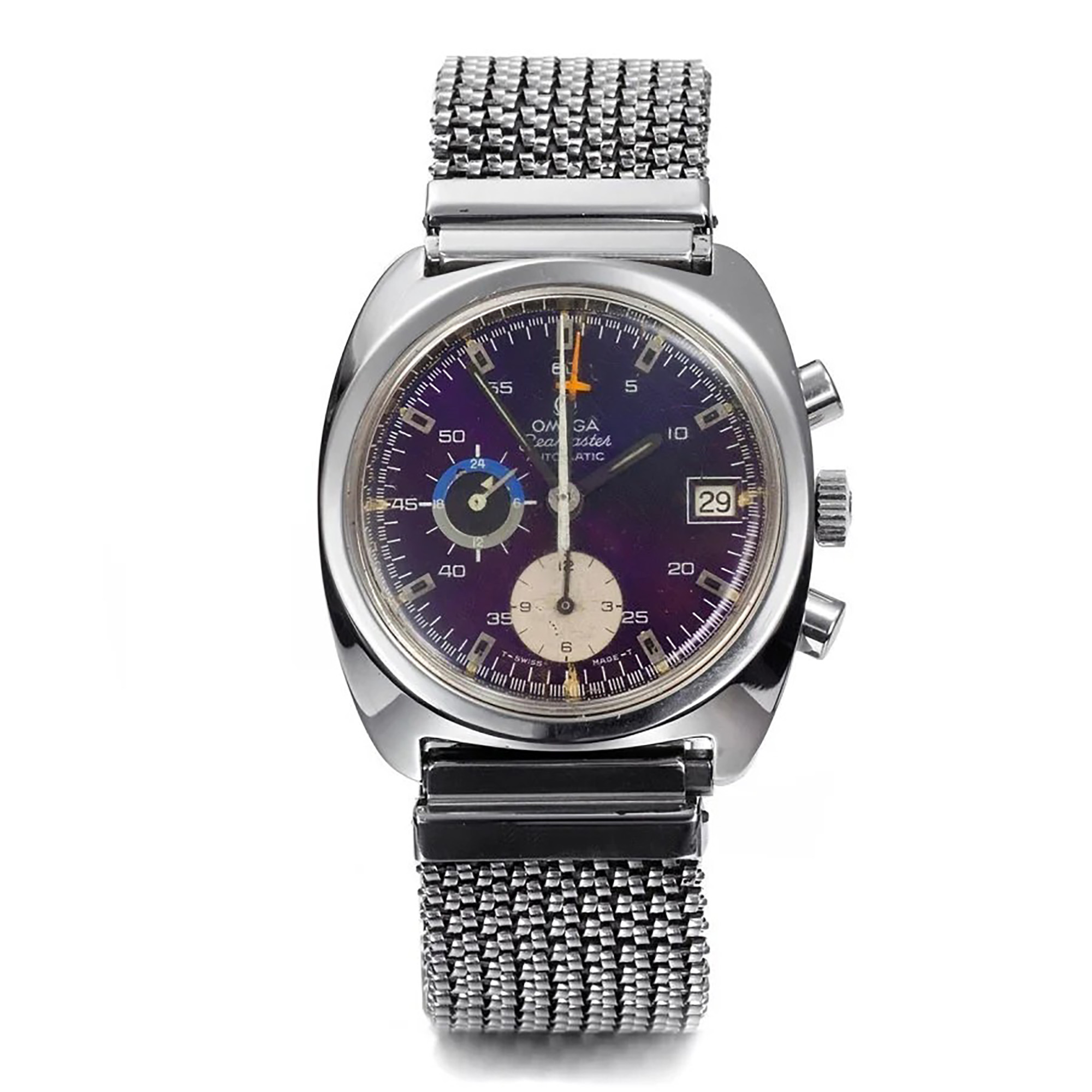 Wristwatch Spectacular Omega Seamaster wristwatch in steel, year 1970 for men