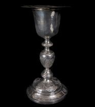 19th century silver chalice