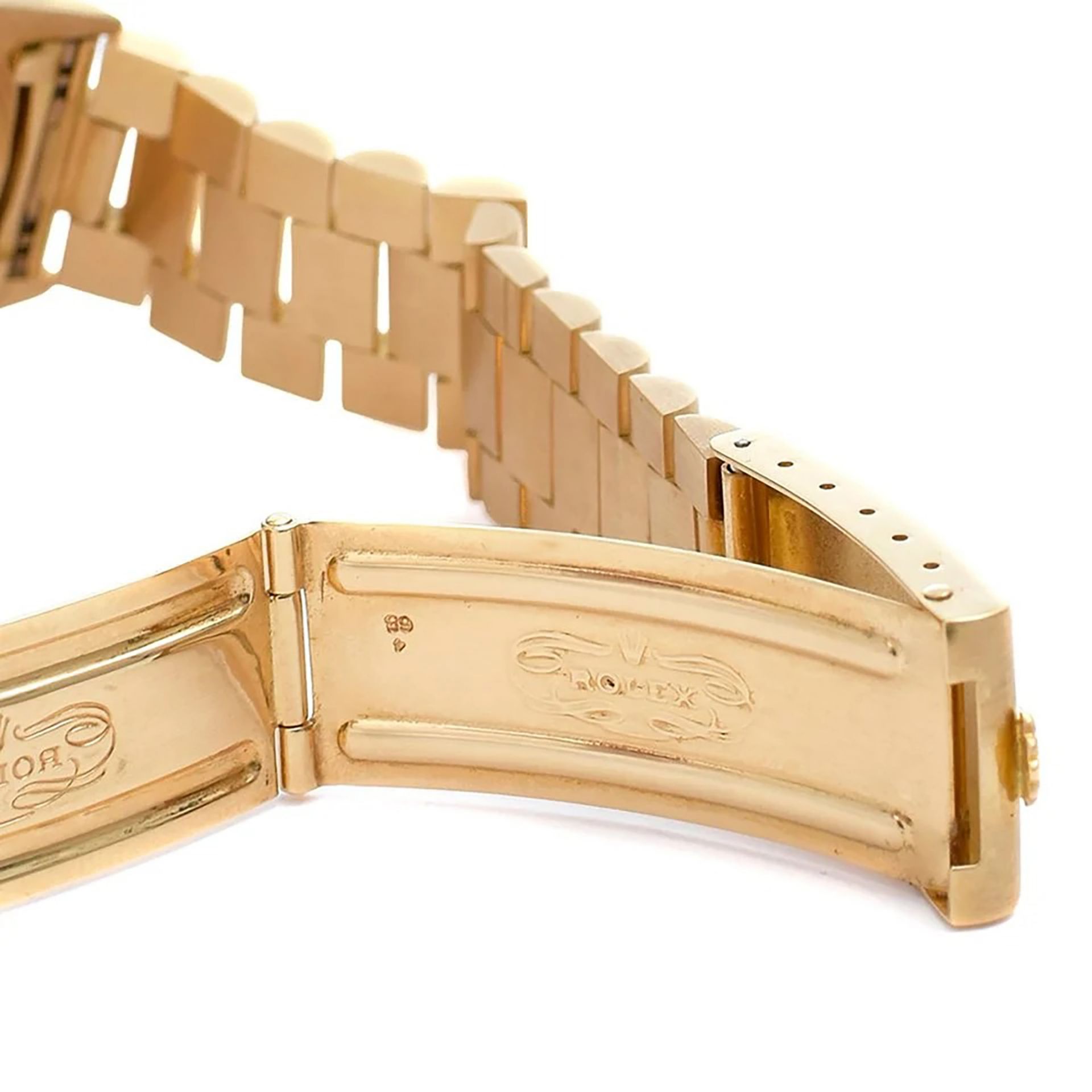 Important Rolex Day-Date wristwatch from 1968 Model "Kennedy" in 18k solid gold - Image 4 of 4