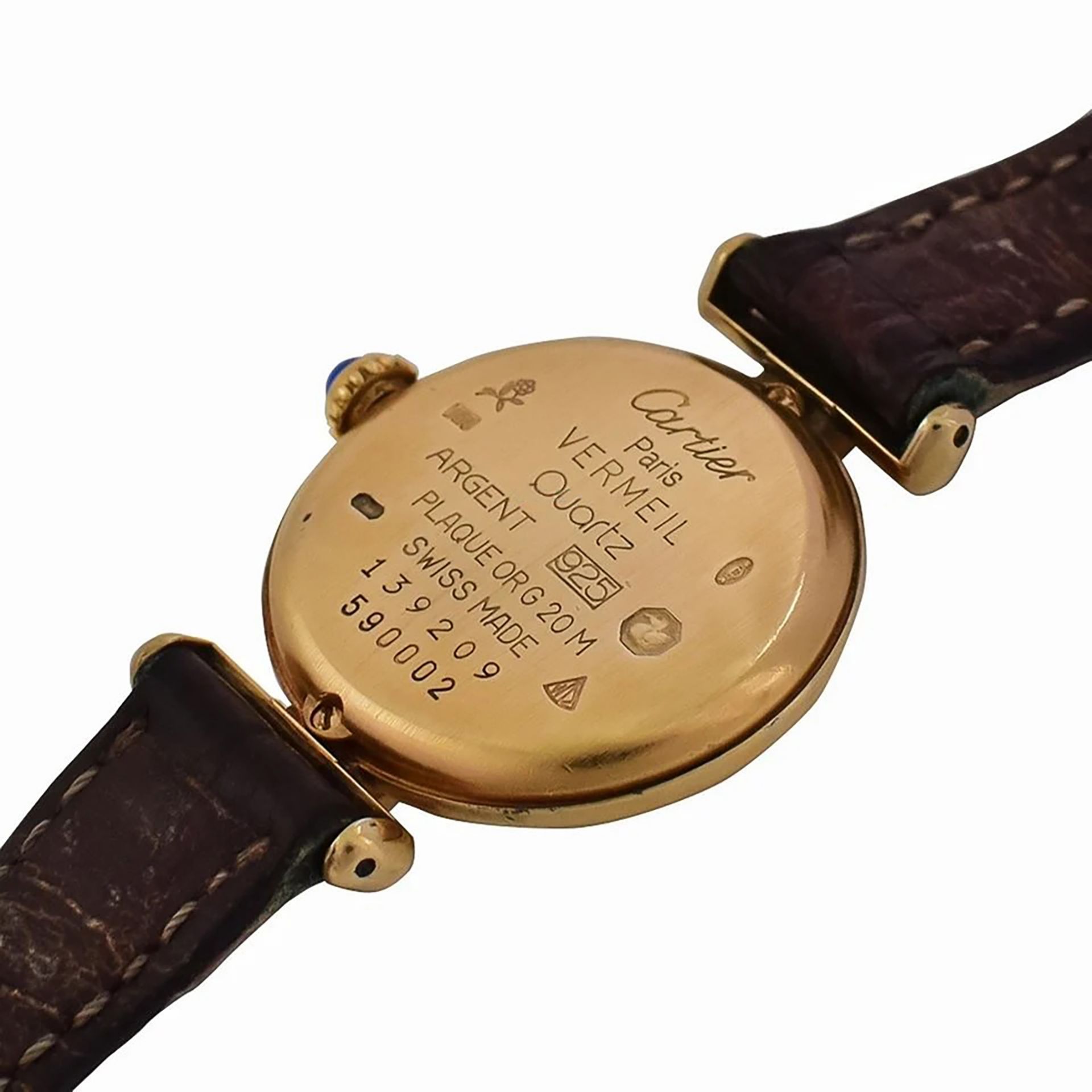 Cartier Vermeil wristwatch - Image 4 of 5