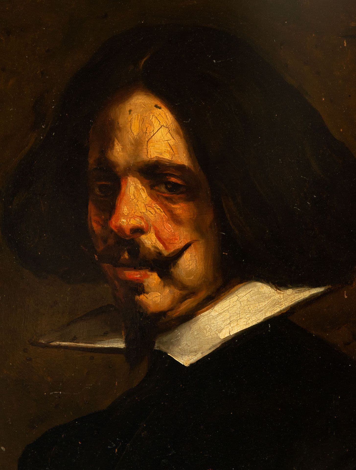 Self-portrait of Velázquez, following models of the 17th century, Spanish school of the 19th century - Image 2 of 6