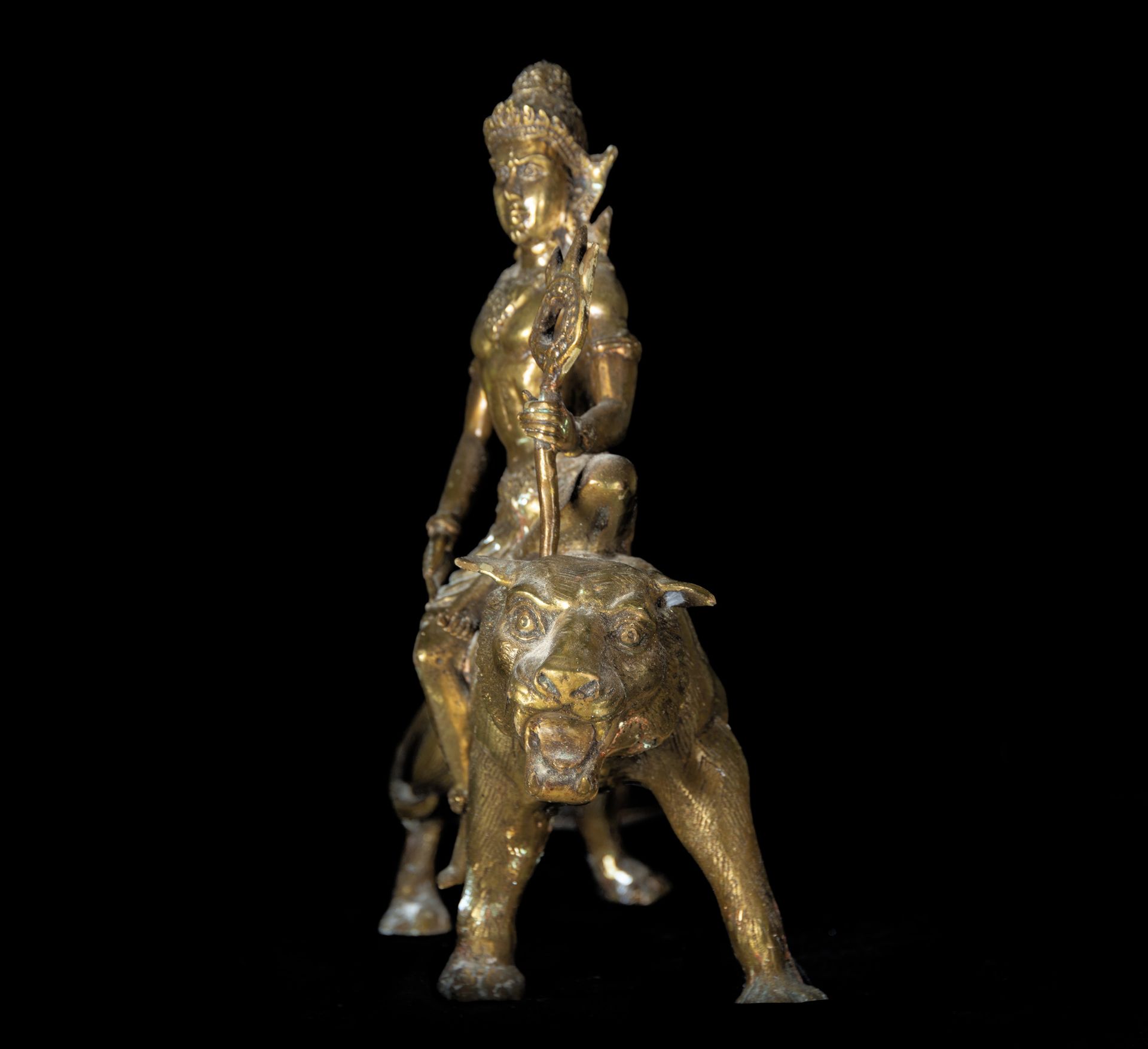 God of Wealth in Indian bronze in 20th century bronze - Image 2 of 5