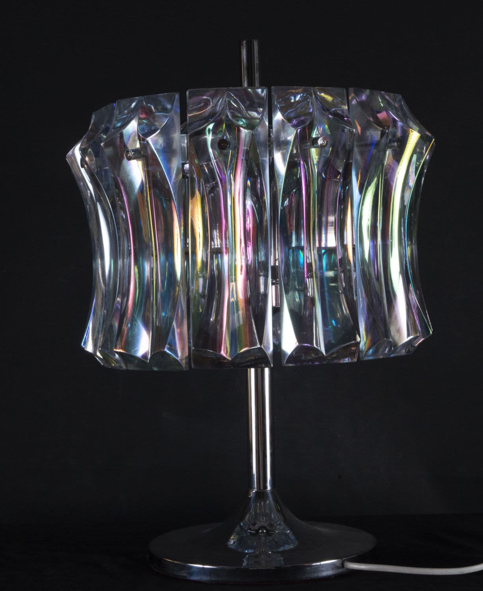 Deco style Murano glass table lamp, 1950s - Image 2 of 3