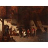 Tavern scene, Alejandro Ferrant, 19th century