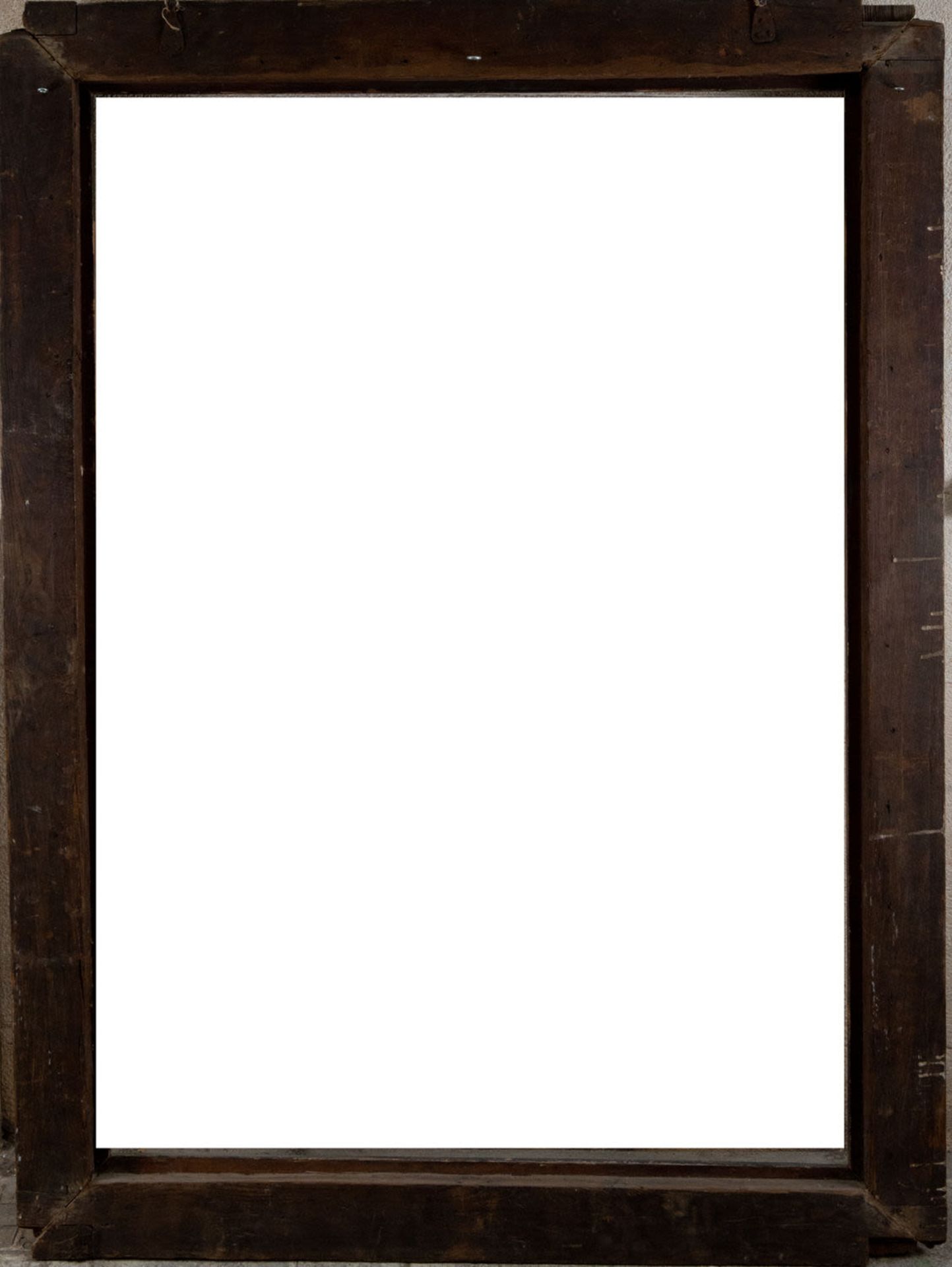 Large period frame in gilded, marbled and polychrome wood, Provenzal France, 17th century - Image 2 of 2