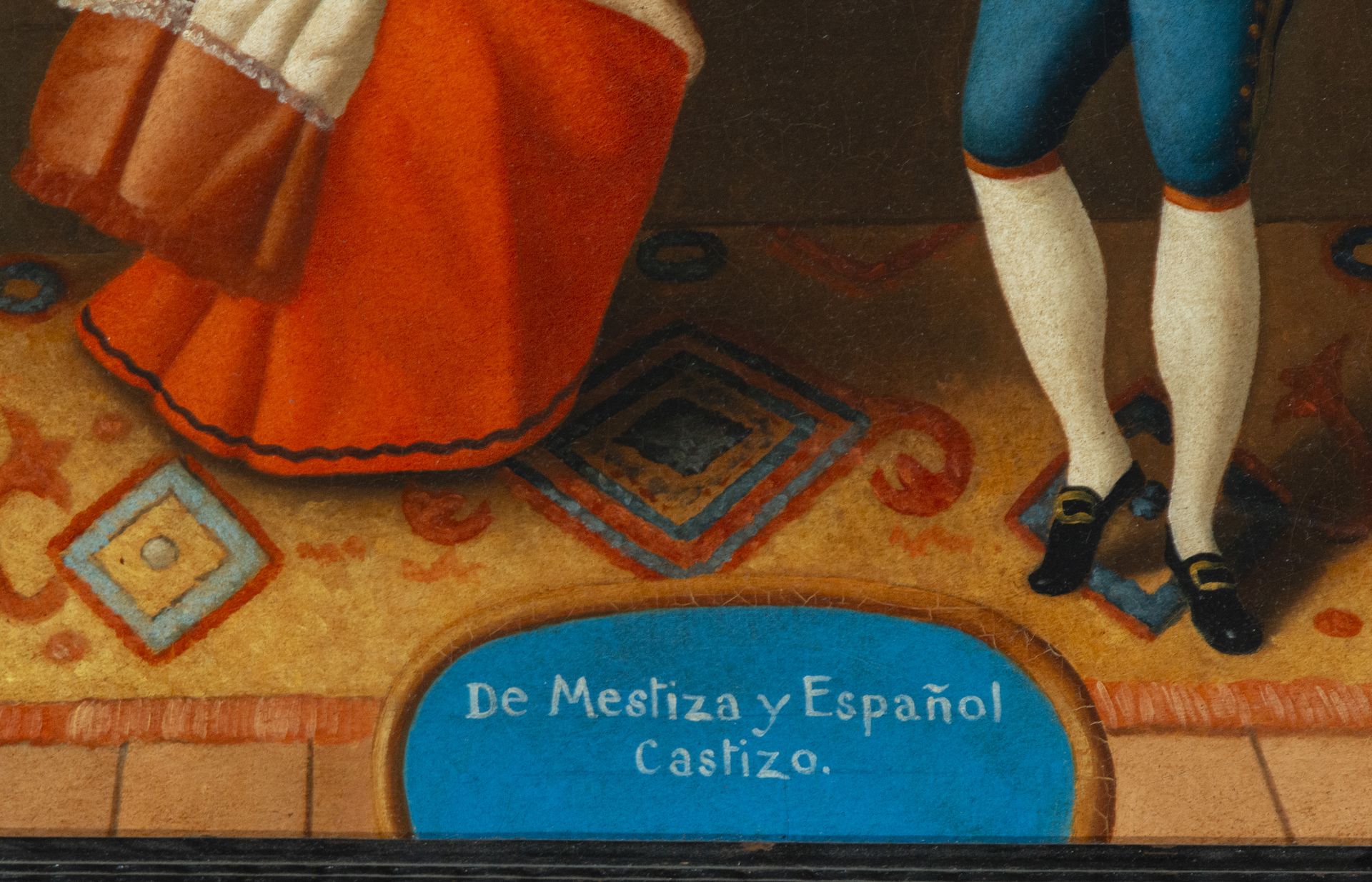 Scene of Mexican castes, according to models of Mexican colonial art of the 19th century - Image 3 of 5