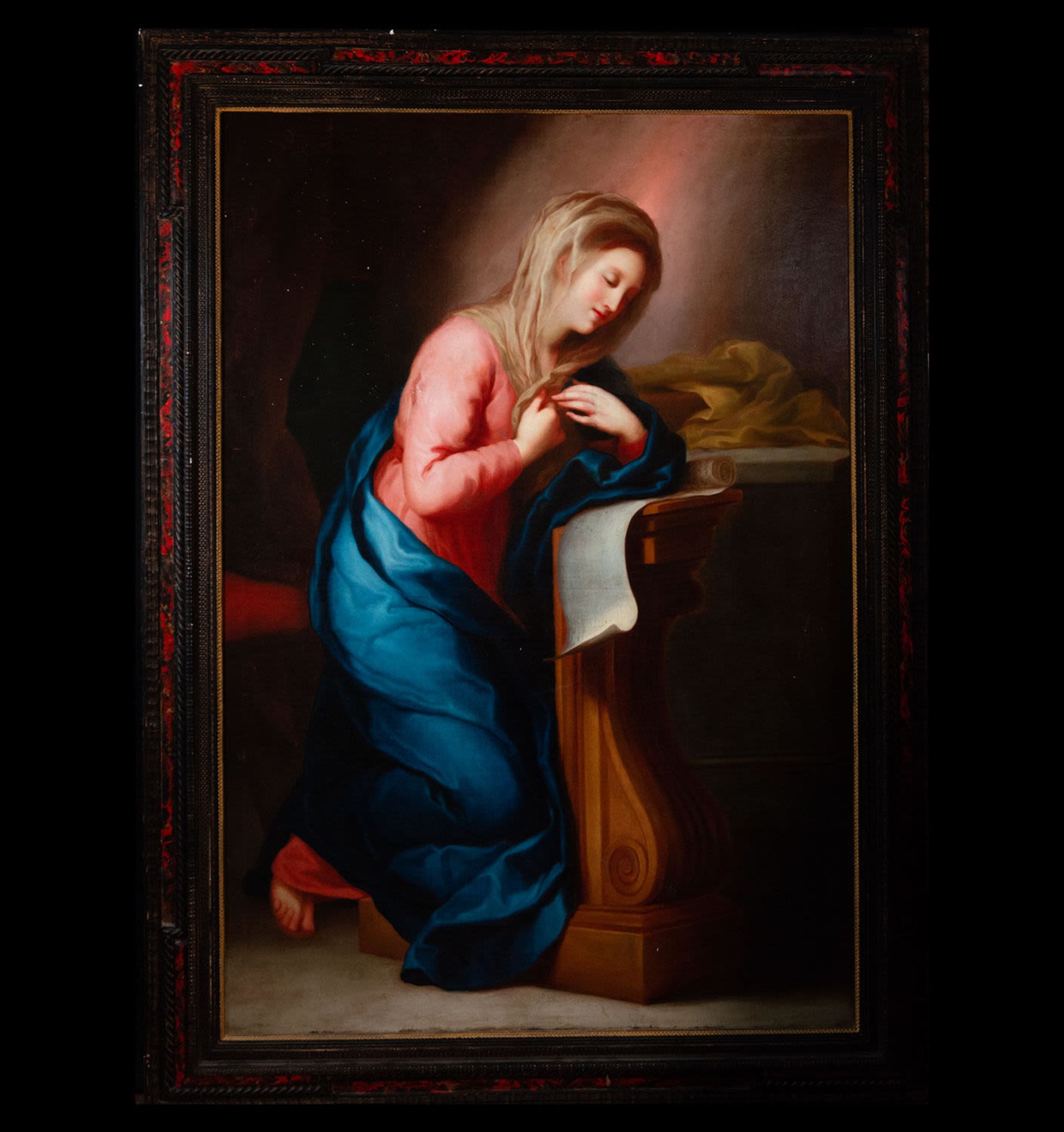 Great Virgin in Prayer, Spanish school from the end of the 18th century, attributable to Anton Rapha