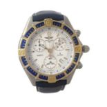 Wristwatch Elegant Breitling J Class wristwatch in steel and gold