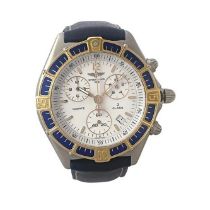 Wristwatch Elegant Breitling J Class wristwatch in steel and gold
