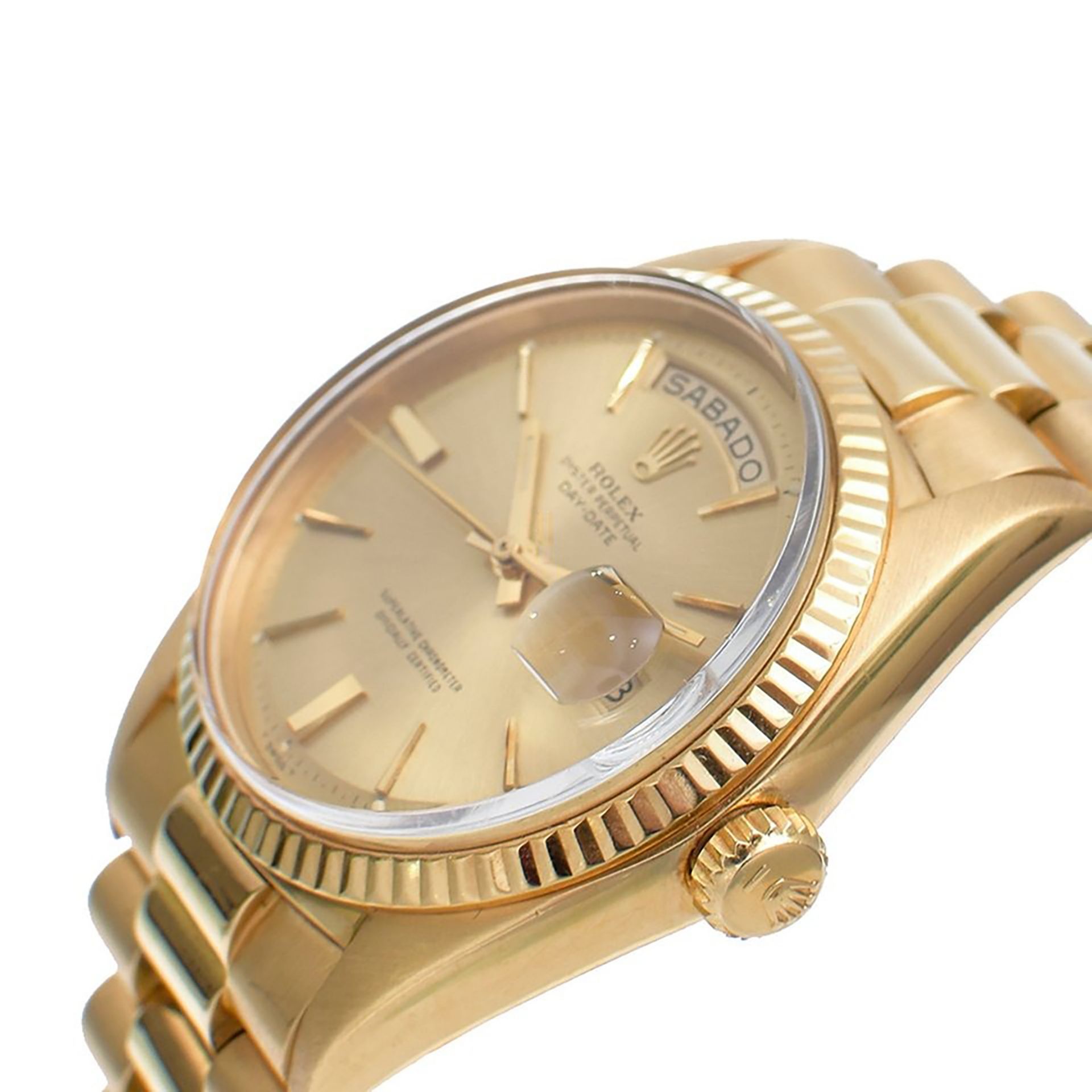 Important Rolex Day-Date wristwatch from 1968 Model "Kennedy" in 18k solid gold - Image 2 of 4