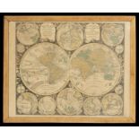 Antique Engraving on paper from the Atlas Mundi from the 18th century