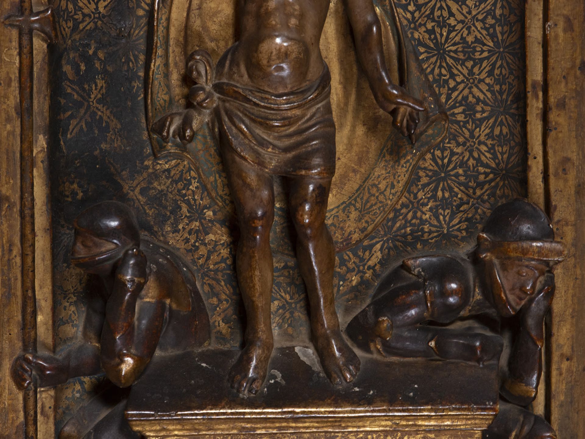 Magnificent Late-Gothic Altar Frontal, Flemish Gothic Master active in the North of Castile in the s - Image 5 of 11