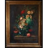 Decorative Tuscan flower still life from the 18th century - early 19th century