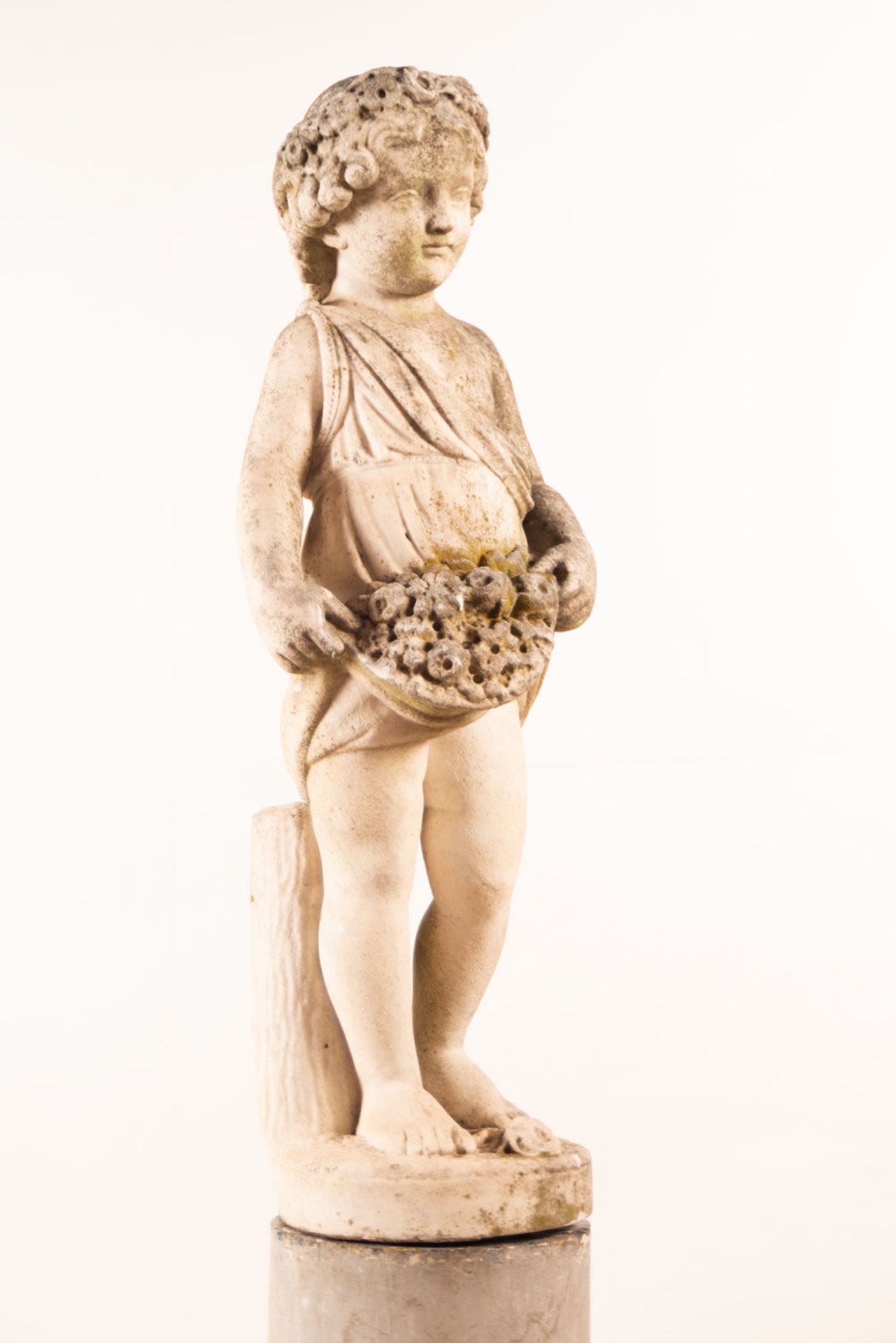 Large Cherub Figure in Marble, France, 18th century - Image 5 of 14