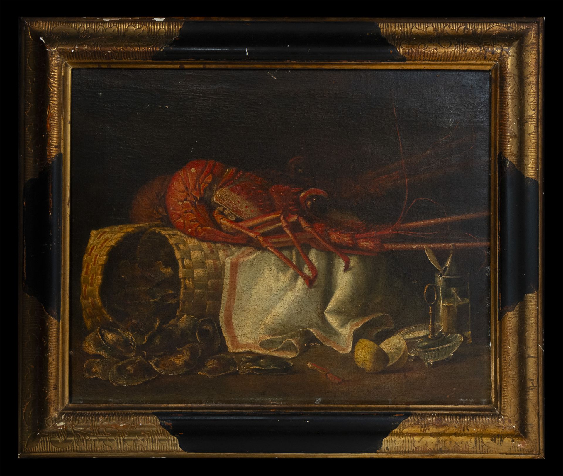 Pair of decorative Italian Lombard still lifes from the 18th century - Image 2 of 9