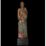 Magnificent 13th century Late Romanesque Virgin from Northern Italy, possibly Lombardy
