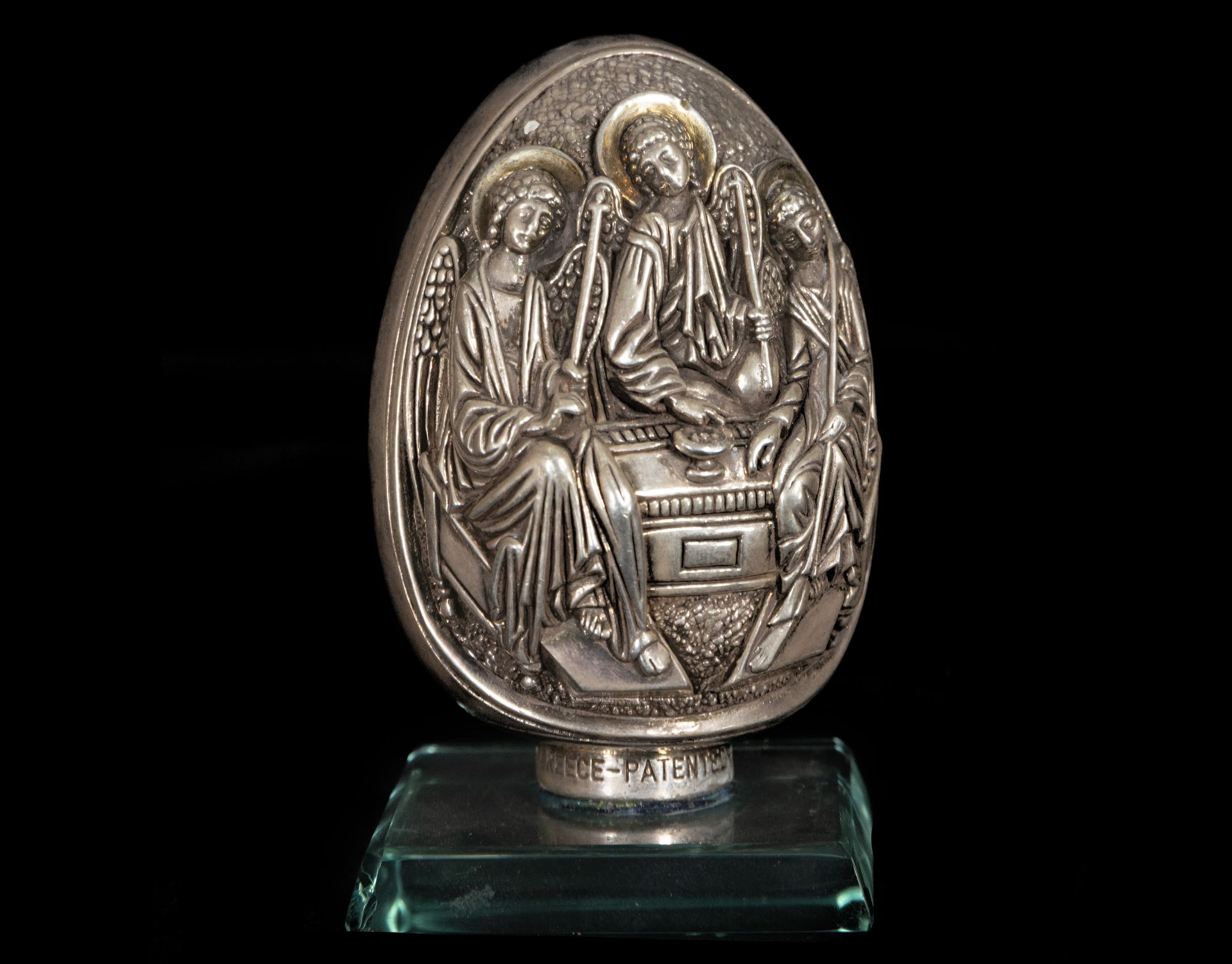 Holy Family in silver, 19th century