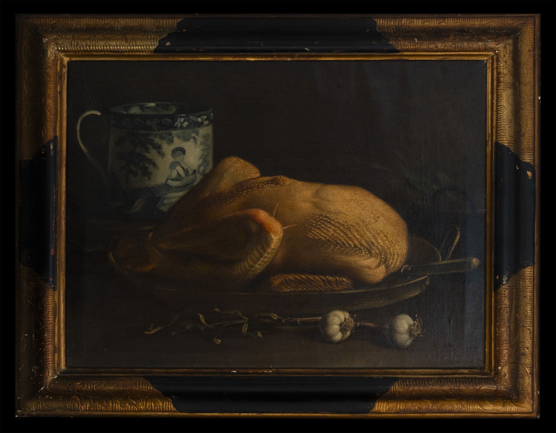 Pair of decorative Italian Lombard still lifes from the 18th century - Image 6 of 9