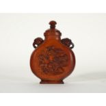 Fine Chinese Imperial Snuff Bottle in Bamboo, Daoguang mark and period (1820-1850)