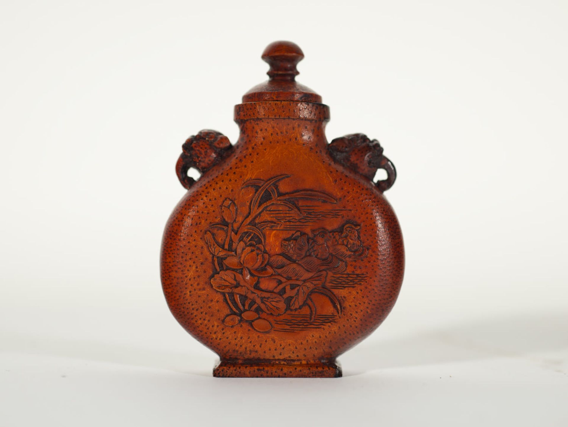Fine Chinese Imperial Snuff Bottle in Bamboo, Daoguang mark and period (1820-1850)