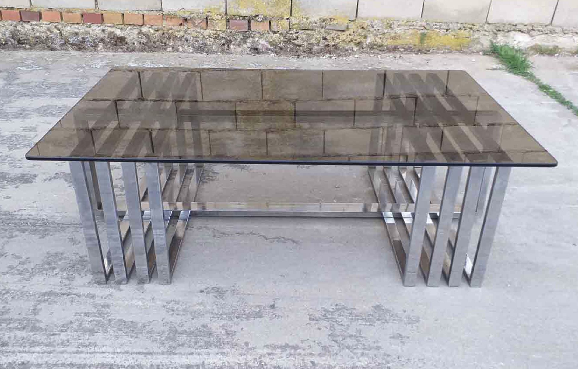 Large Italian Art Deco Industrial Table from the 50s