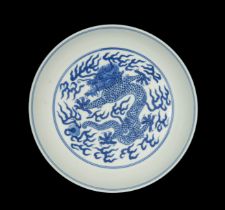 Rare Chinese imperial plate in Guangxu mark and period porcelain (1875 - 1908), 19th century Chinese