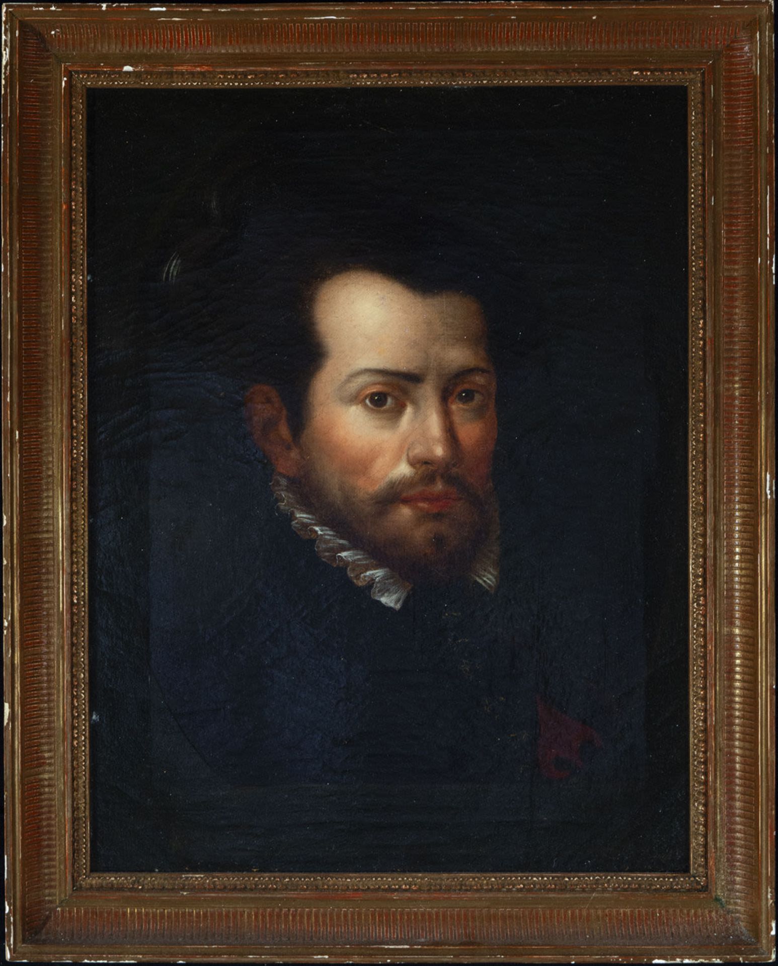 Important portrait of a Knight with the Order of Santiago, Spanish Mannerist school by Antonio Moro 