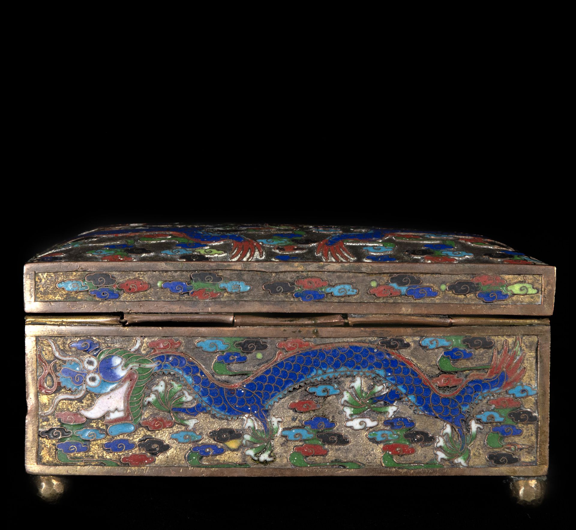 Chinese Cloisonne box from the 19th century - Image 5 of 5