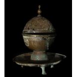 Rare Censer possibly Umayyad or Nasrid of Andalusian style, Hispanic Muslim work possibly from the 1