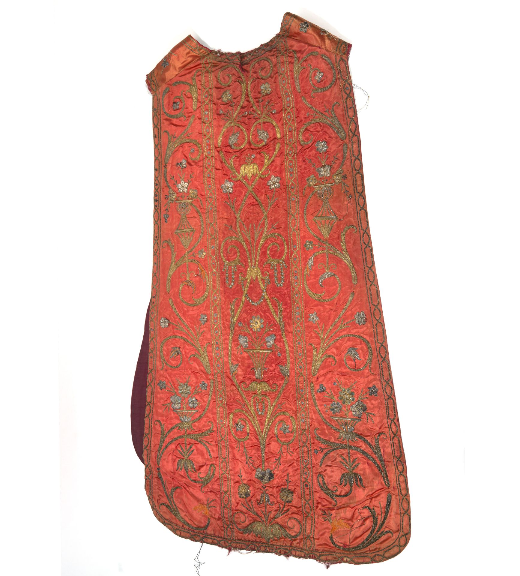 Ecclesiastical Priest's Chasuble, in silk, 19th century - Image 6 of 6