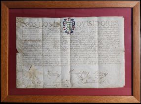 Rare Letter of Presentation from the Court of the Inquisition to the Bishop of Ávila in the year 164