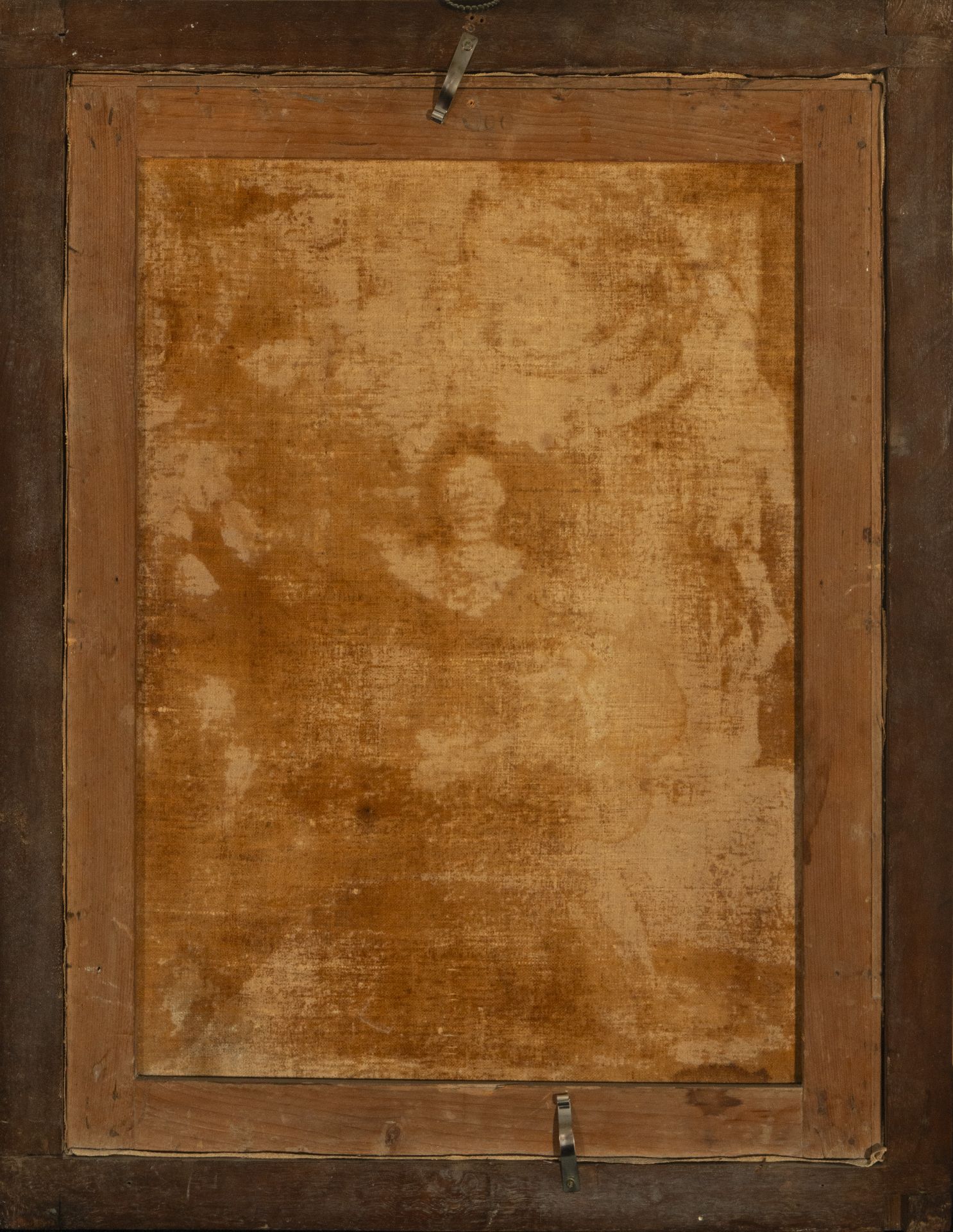 Colonial Saint Pilgrim from the 18th century on canvas - Image 4 of 4