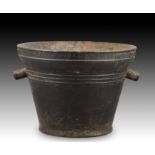 Mortar with inscriptions. Bronze. Spain, 1823