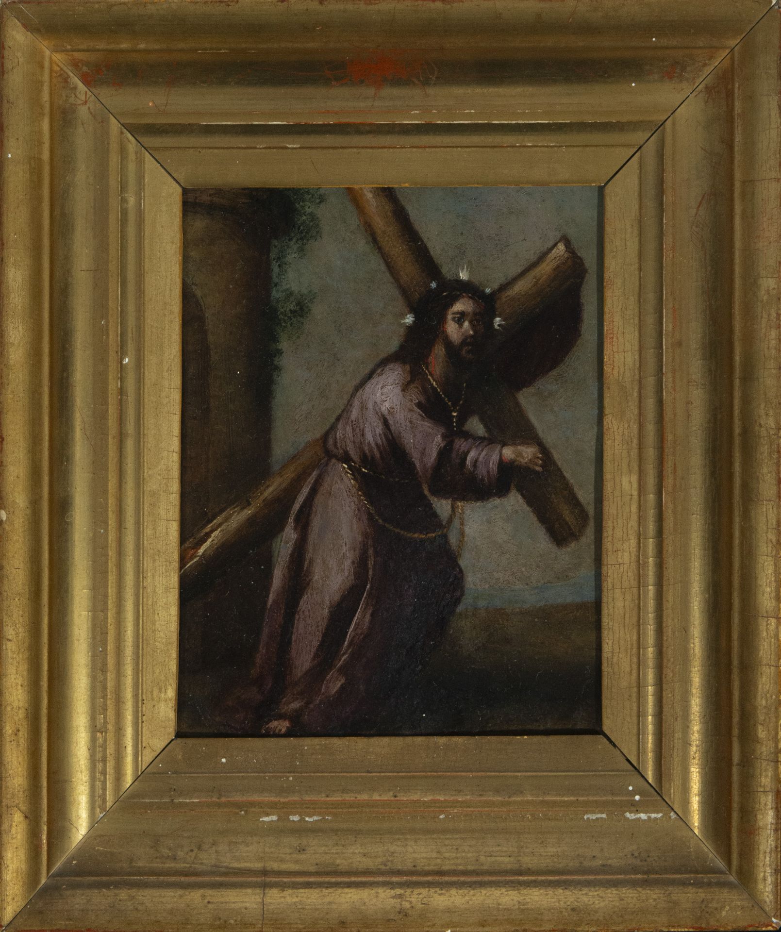 Jesus with the Cross on His Back, colonial work from the 18th century