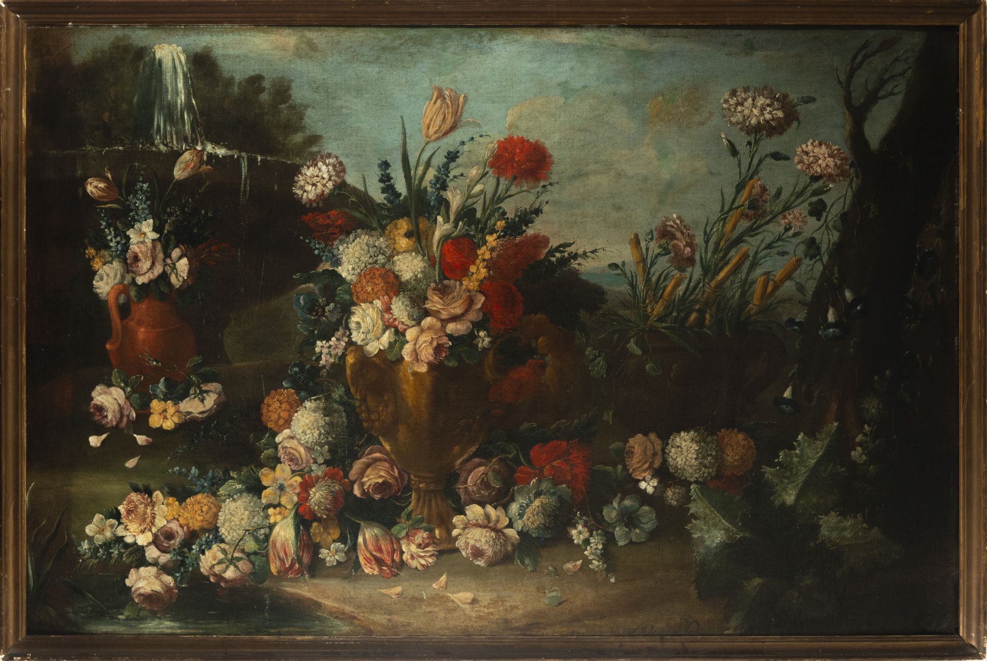 Mariano Nanni, 17th century Italian school, Still Life of Flowers