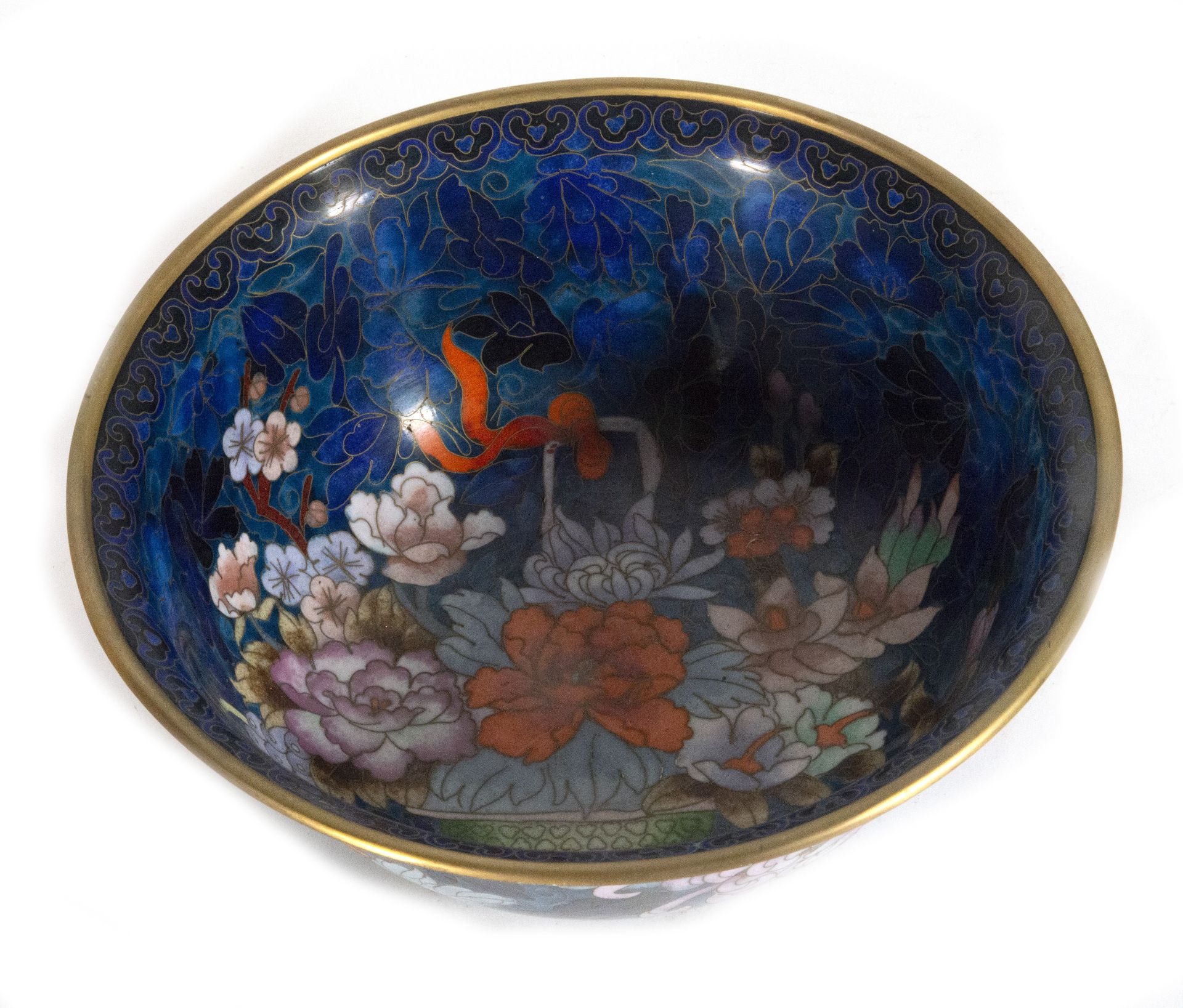 Chinese cloisonne bowl, 20th century - Image 3 of 4