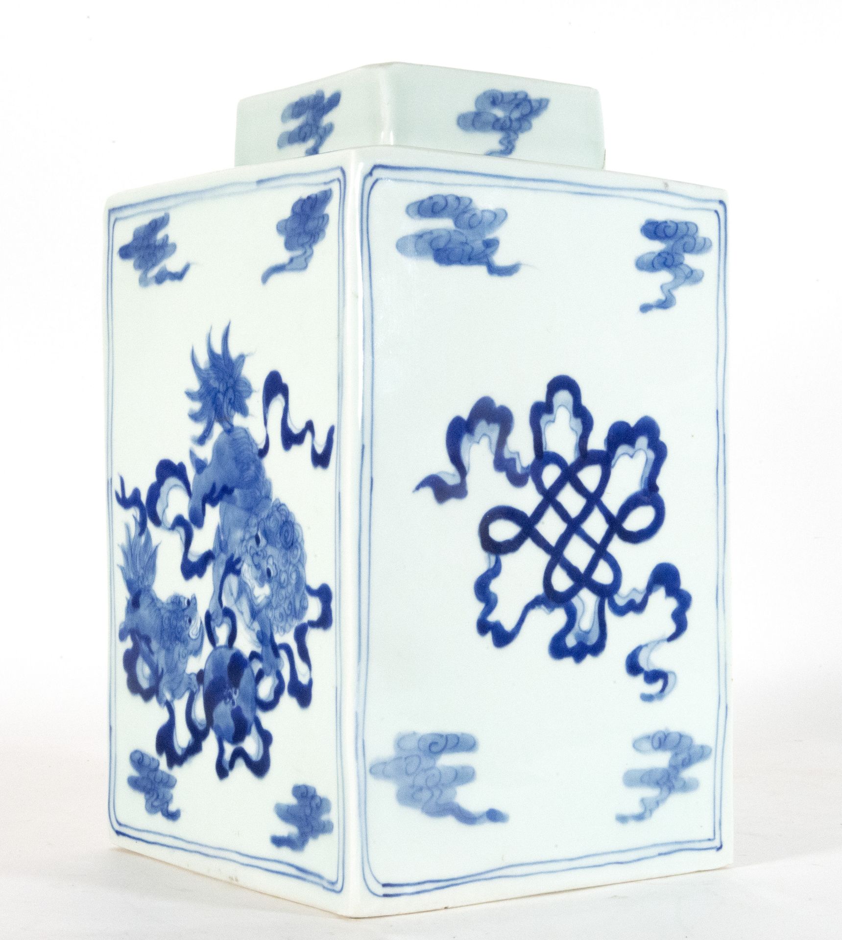 Chinese tibor in cobalt blue porcelain, late 19th century - Image 2 of 5