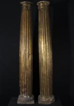 Important Pair of Portuguese or Italian Renaissance columns from the 16th century