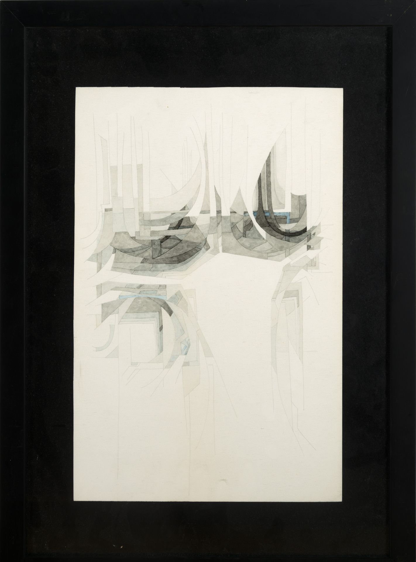 Claret, 1975, charcoal on paper