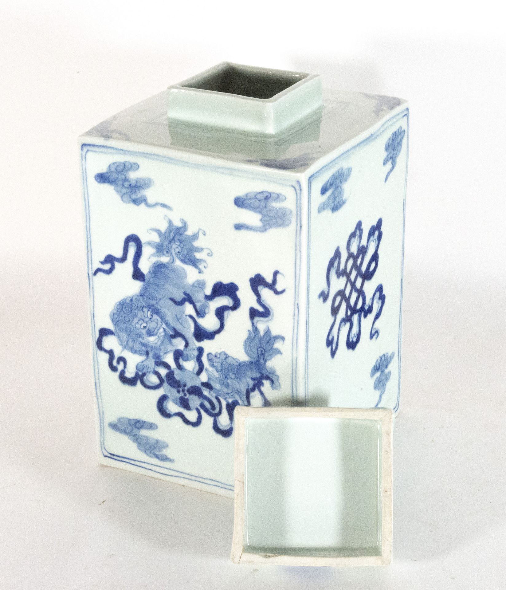 Chinese tibor in cobalt blue porcelain, late 19th century - Image 4 of 5