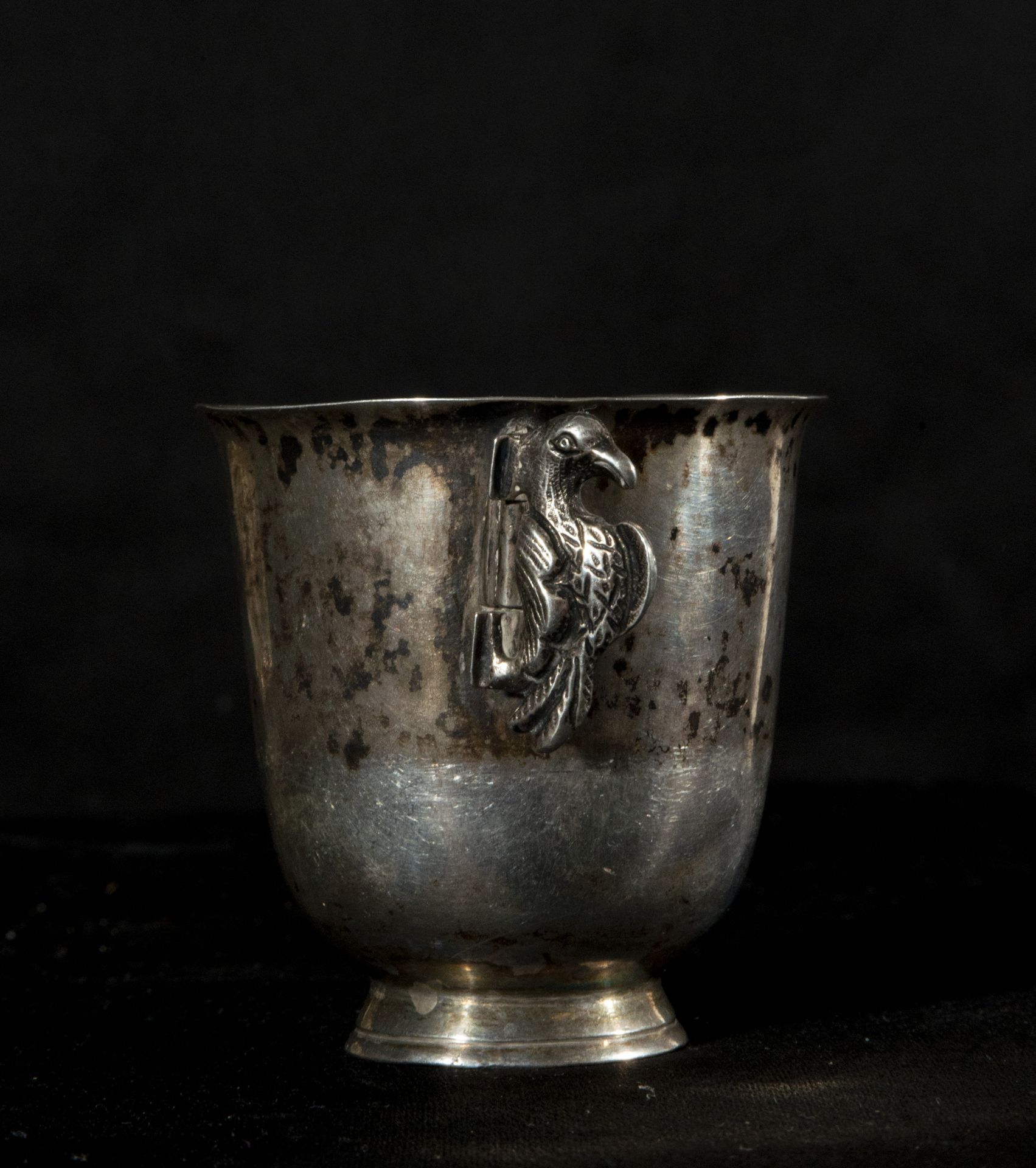 Colonial mancerina in fine silver, Mexico 17th - 18th century - Image 4 of 5