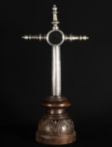 Rare Mexican colonial Custody to mount on Processional Cross, 18th century