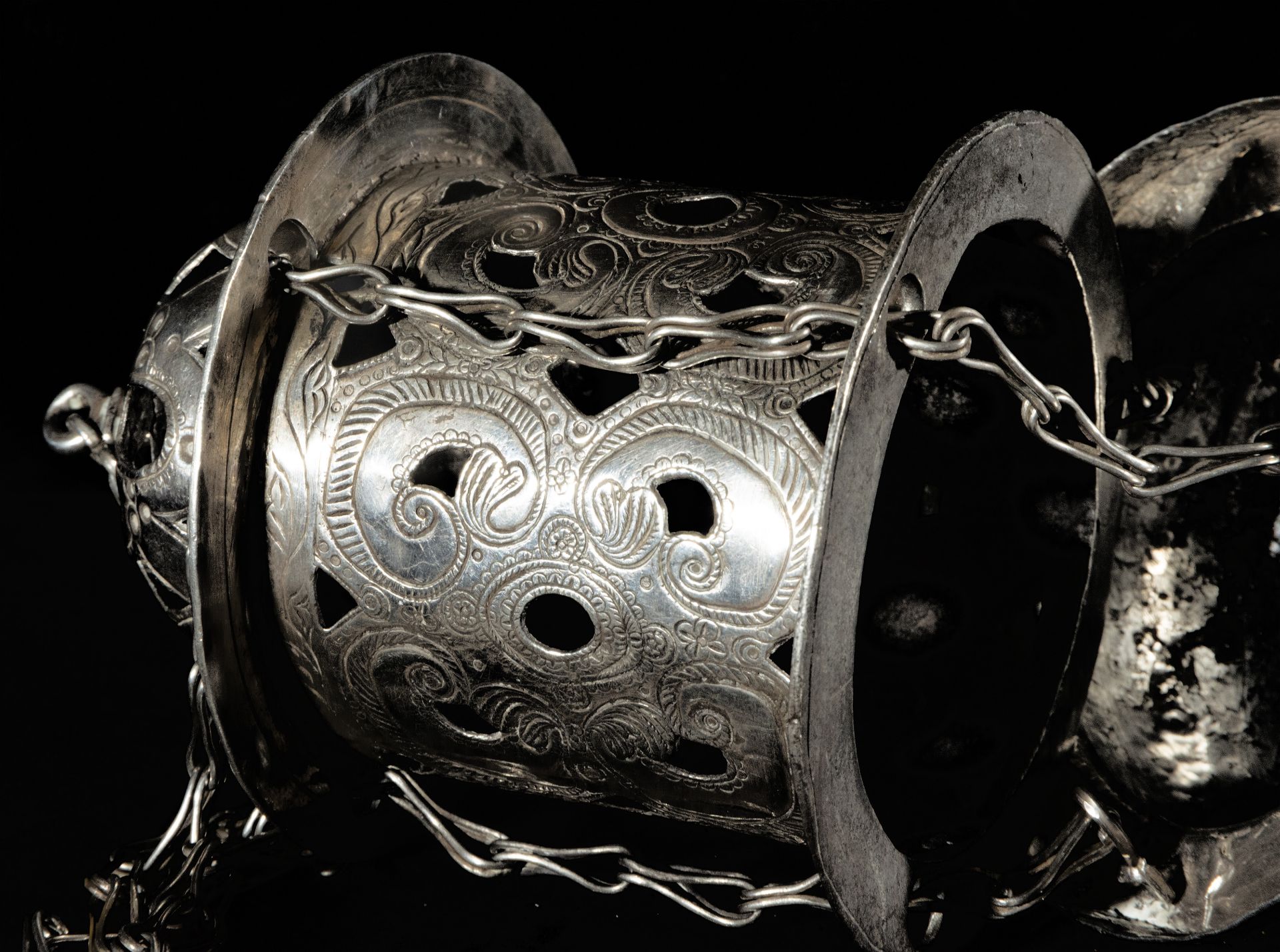 Sterling silver censer, 17th century - Image 5 of 5