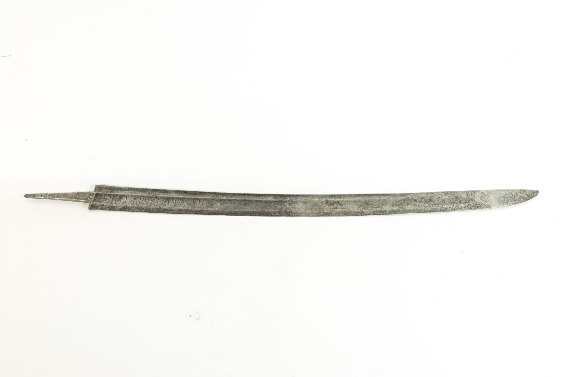 Saber from the Spanish War of Independence, Ferdinand VII, with inscription "For the King and For th