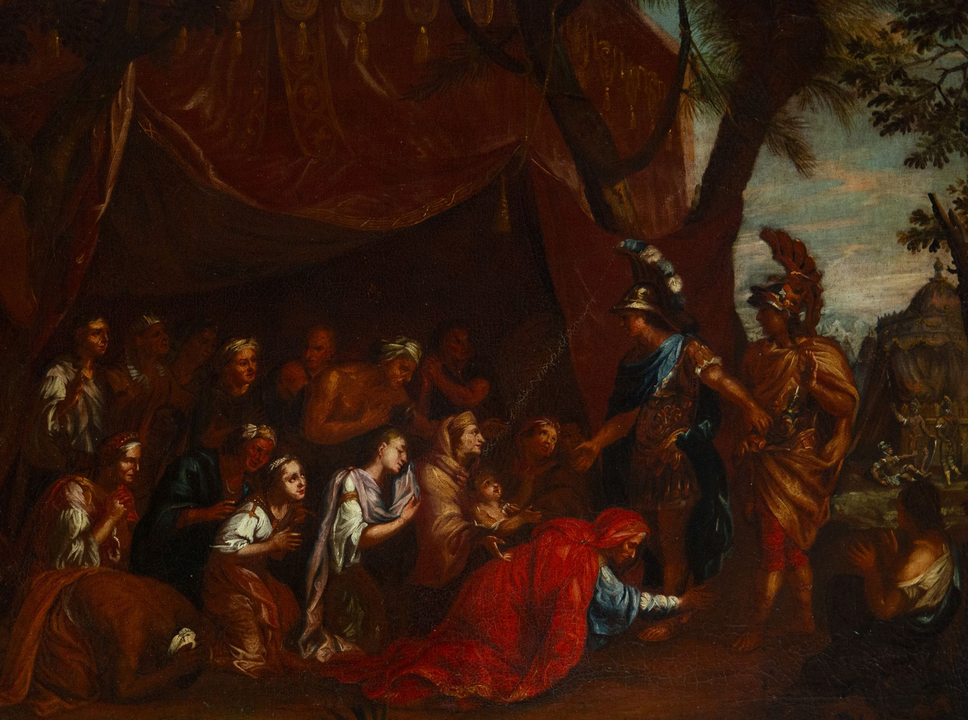 Old Testament scene, 18th century colonial school - Bild 2 aus 4