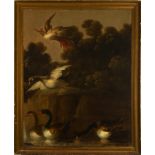 Italian school by Mariano Nanni, Still Life with Birds from the late 17th century