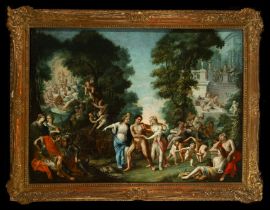 Mythological Scene from the 17th century, Italian or Portuguese Baroque school