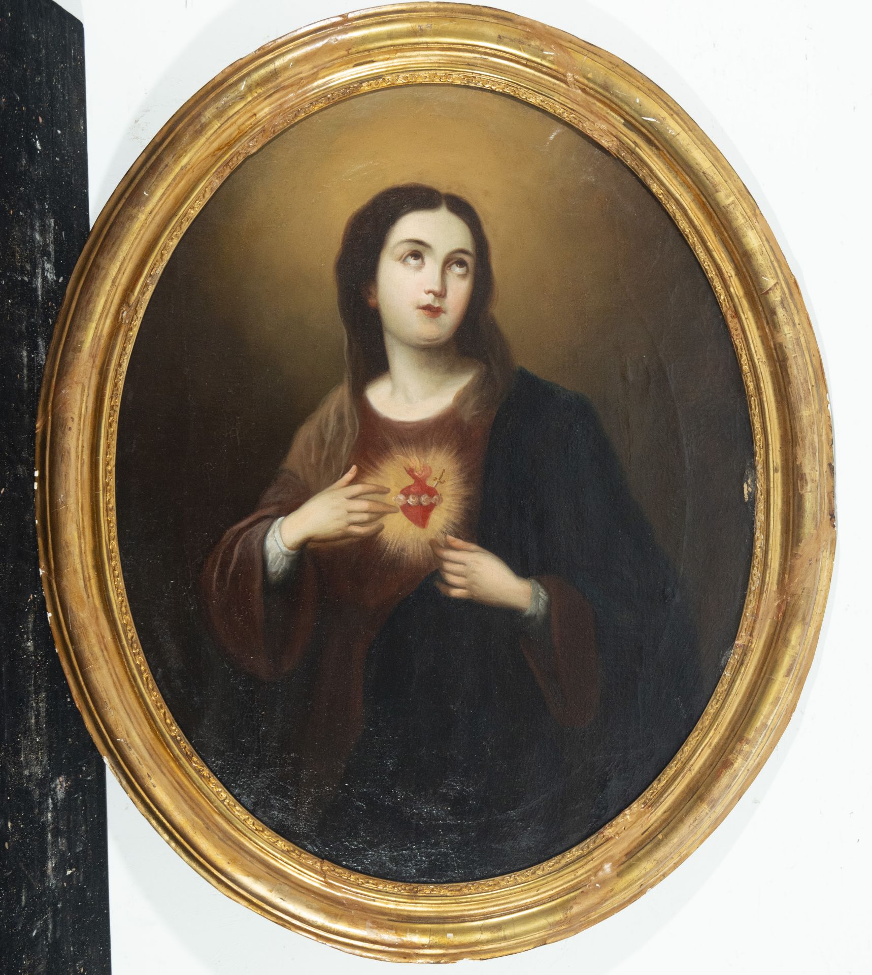 Virgin in Oval from the 19th century