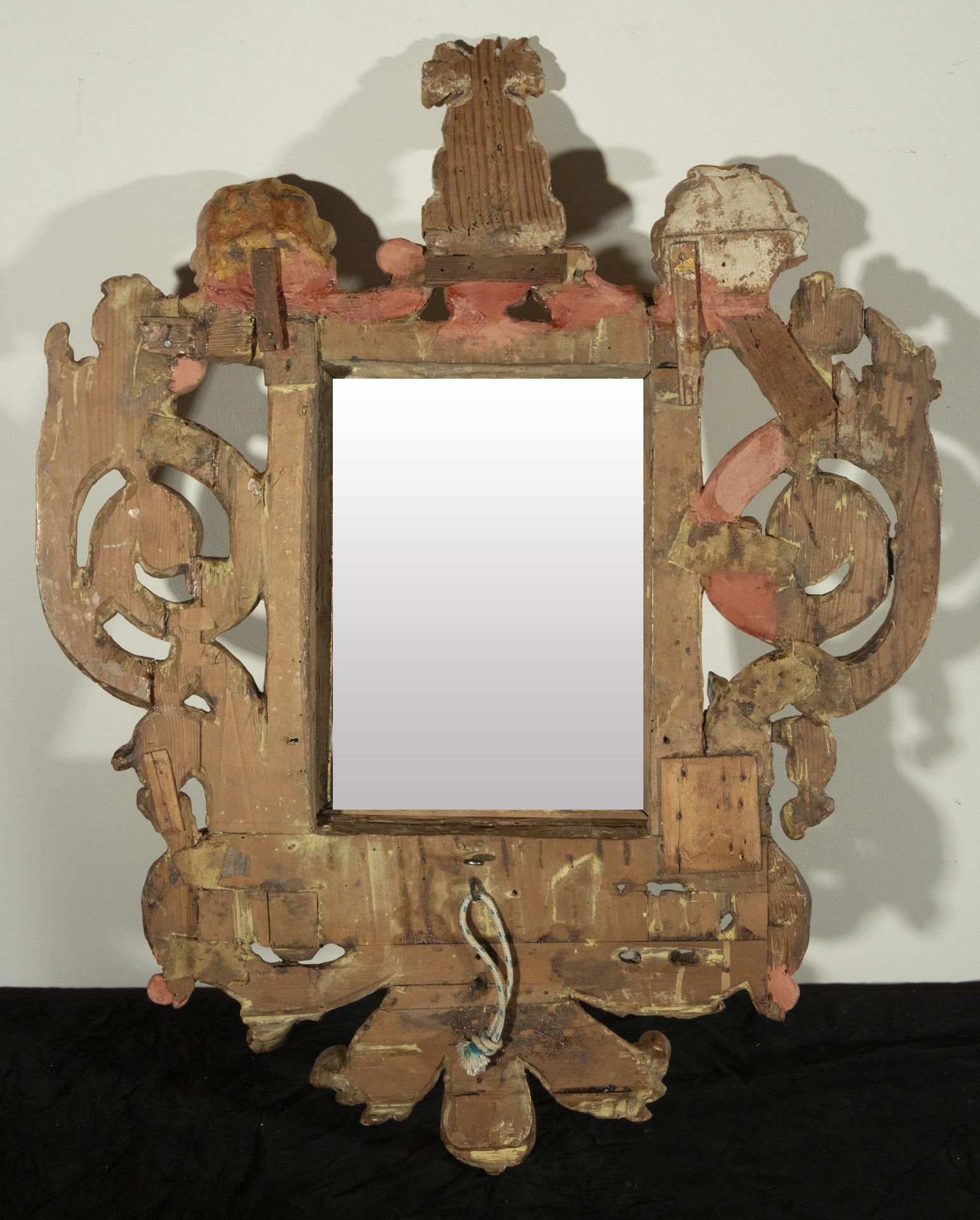 Charles II mirror in giltwood cornucopia from the late 17th century - Image 2 of 2