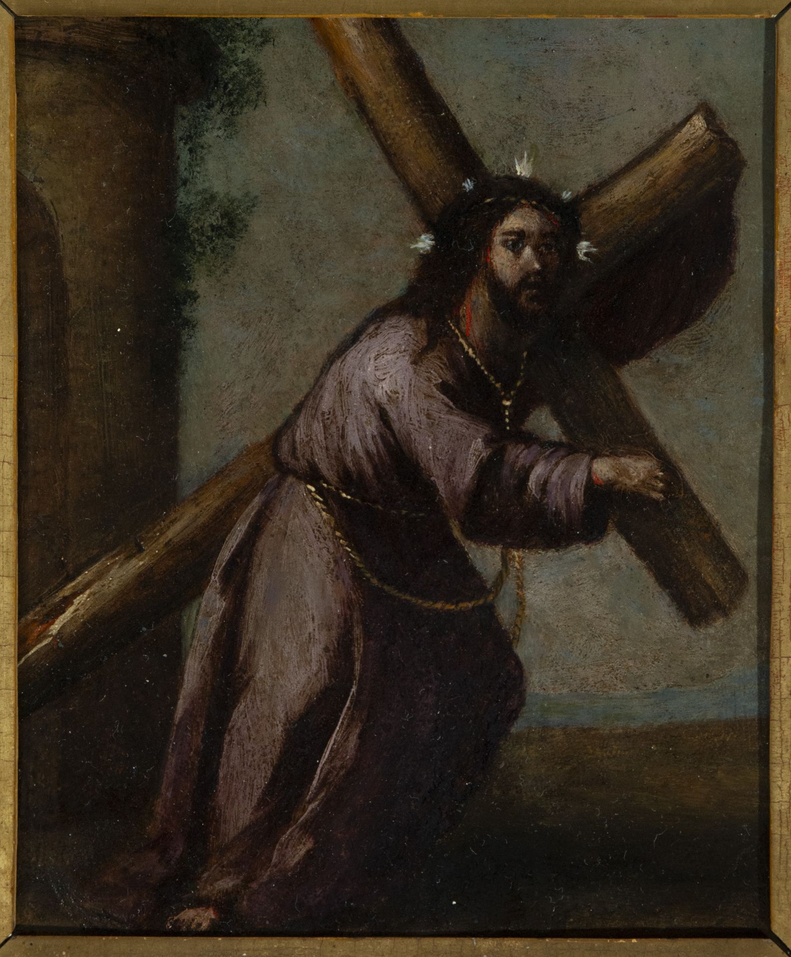 Jesus with the Cross on His Back, colonial work from the 18th century - Bild 2 aus 3